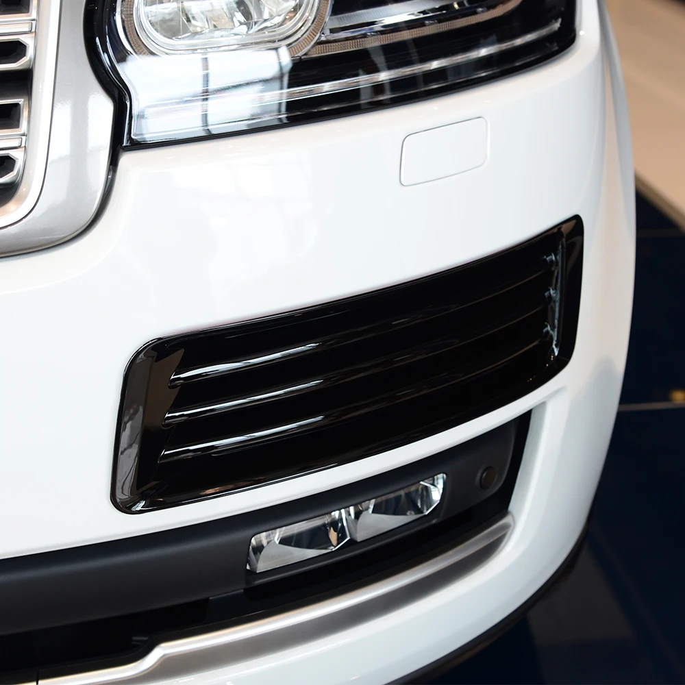 Для Landrover Range Rover Vogue LR405 2013- автомобильный-Стайлинг АБС ХРОМ передний противотуманный фонарь решетка облицовки радиатора аксессуары 2 шт