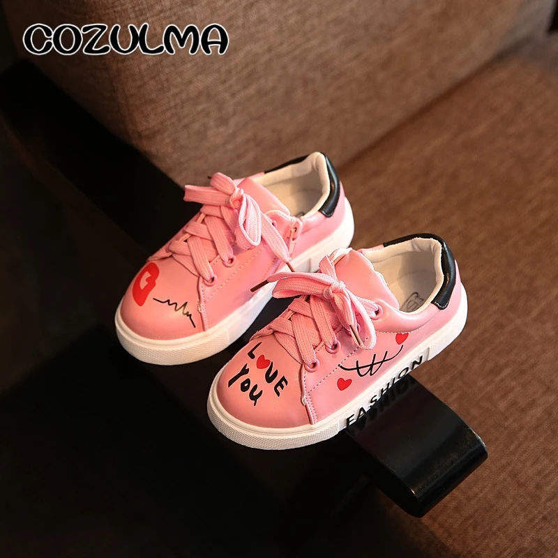 COZULMA Spring Kids Casual Shoes Sneakers Boys Girls Sport Shoes Toddler Little Kids Big Kids Boys Cute Sneakers Letters Shoes