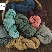 Jane Z Ann полые текстуры ретро хлопок лен обертывания одеяло с наполнителем Детские аксессуары для фотосъемки новорожденных реквизит