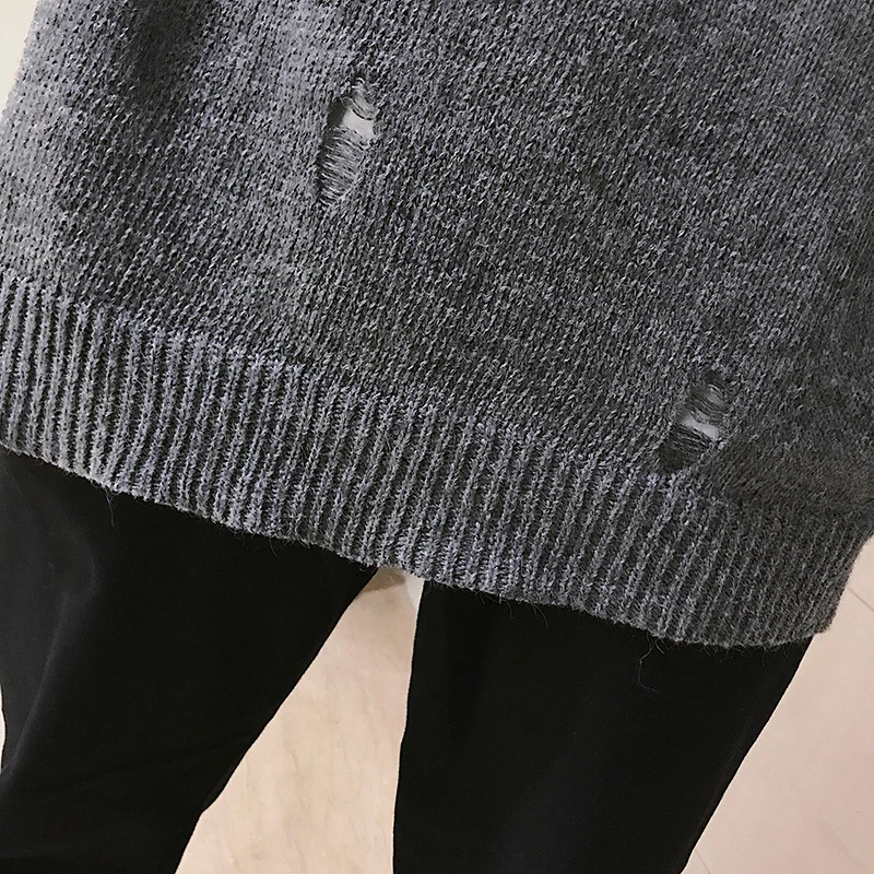 Letter Men Hip Hop Sweater Streetwear Print   (27)