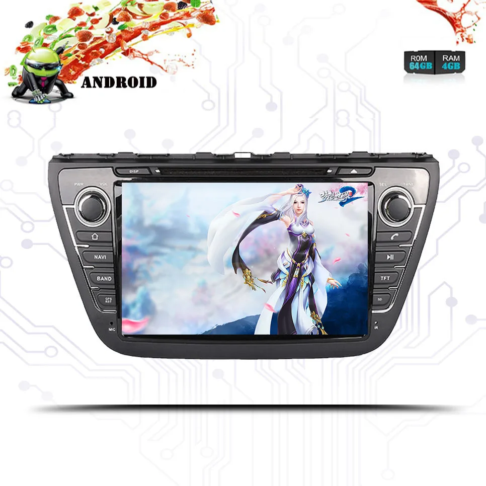 Excellent IPS android 9.0 Octa core 4+64GB car dvd for SUZUKI SX4 S-CROSS 2013 2014 2015 16 car radio stereo navigation car dvd player gps 1 Excellent IPS android 9.0 Octa core 4+64GB car dvd for SUZUKI SX4 S-CROSS 2013 2014 2015 16 car radio stereo navigation car dvd player gps 1