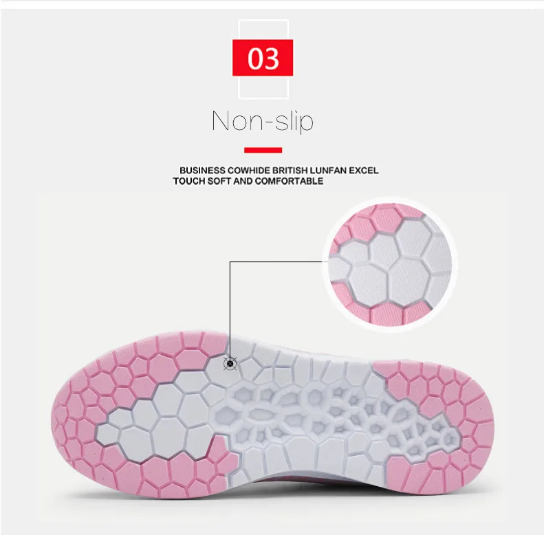  RECOISIN 2019 Autumn Sneakers Women Sport Shoes For Woman Lightweight Mesh Running Black Pink Walking Jogging Female Sneakers  (6)