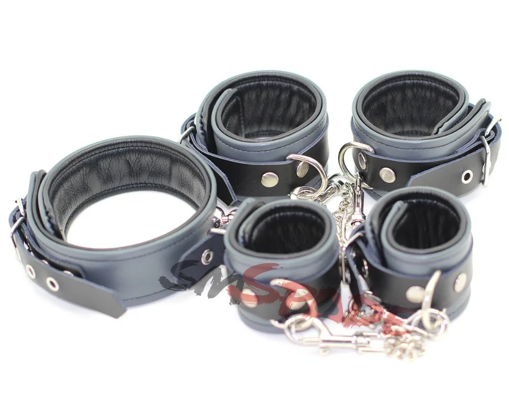 3 in 1 SMSPADE faux leather Bondage adult sex products restraint kits