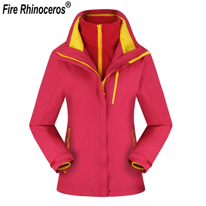

Brand New Outdoor Warm Winter Jacket Waterproof Breathable Hiking Windbreaker Skiing Fishing Men Jacket 3 in 1 Fleece Coat