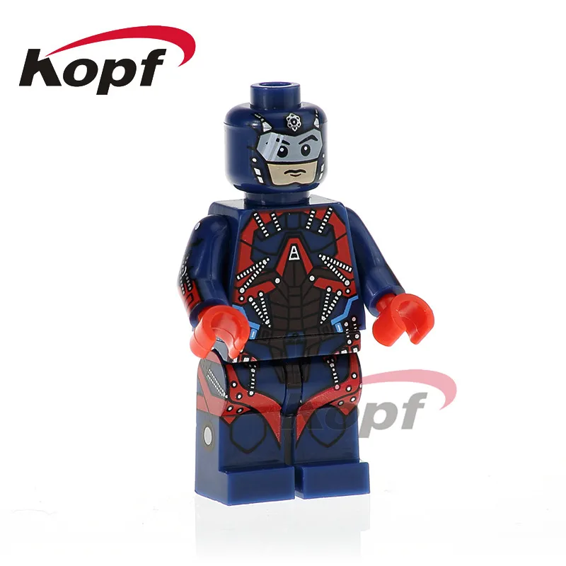 764 Without Box XH 755 Super Heroes Lex-Luthor Firestorm Batman Lobo Flash Cyborg Bricks Building Blocks Best Education For Children Gift Toys - Цвет: 764 Without Box