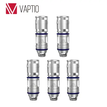 

5pcs Original Vaptio Throne Replacement Coil Available In 0.25ohm Coil & 1.2ohm Coil E-cig Vape Core Head for Vaptio Throne Tank