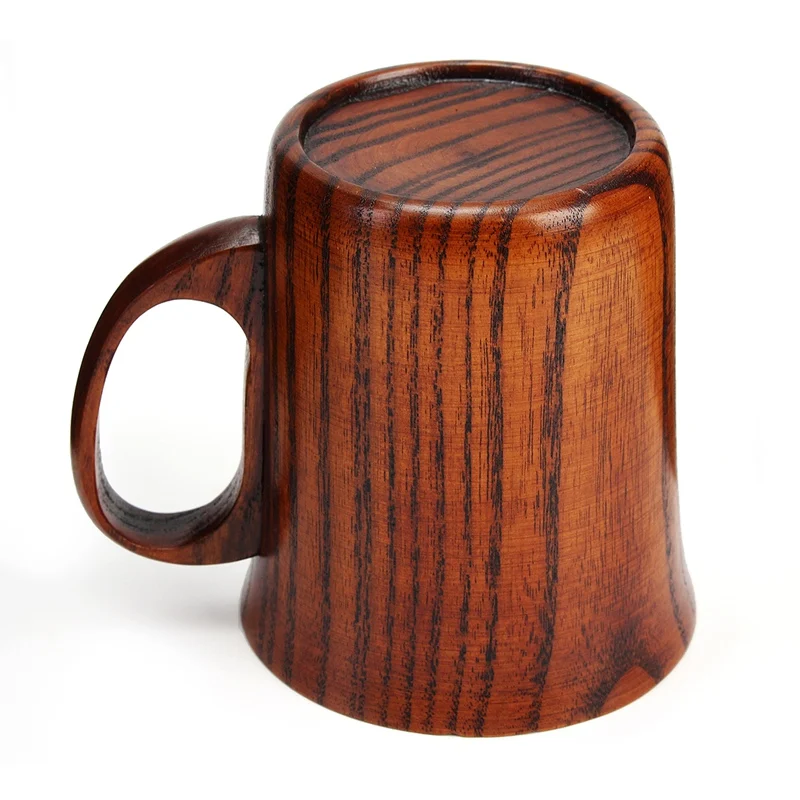 Mrosaa деревянная кофейная чашка ручной работы в китайском стиле, примитивные чашки для питья чая, натуральная пивная кружка, посуда для напитков, посуда для путешествий, чайная посуда, подарок