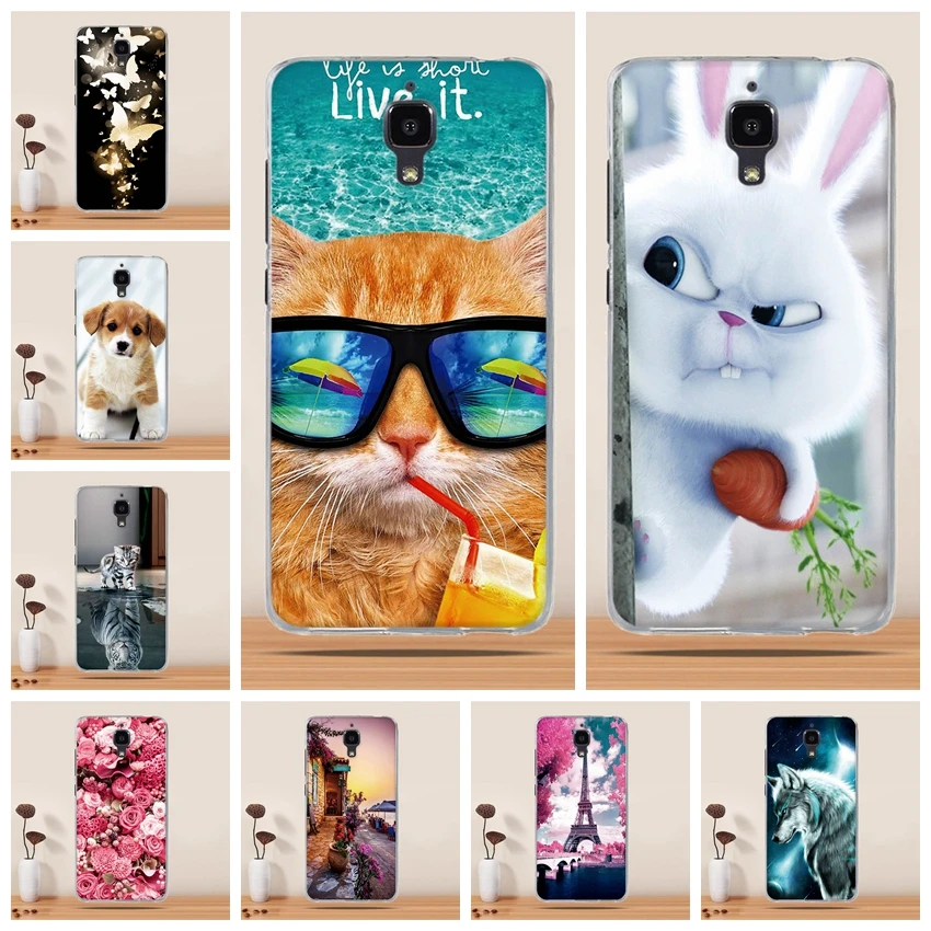 

Soft TPU Case For Xiaomi Mi 4 Case Silicone Cover for Xiaomi Mi4 Case Cover Capas Coque fundas For Xiaomi 4 M4 Mi 4 Mi4 Cover