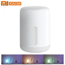 Оригинальная прикроватная лампа Xiaomi Mijia 2 светодиодный ночник Bluetooth WiFi подключение Сенсорная панель приложение для Apple HomeKit Siri