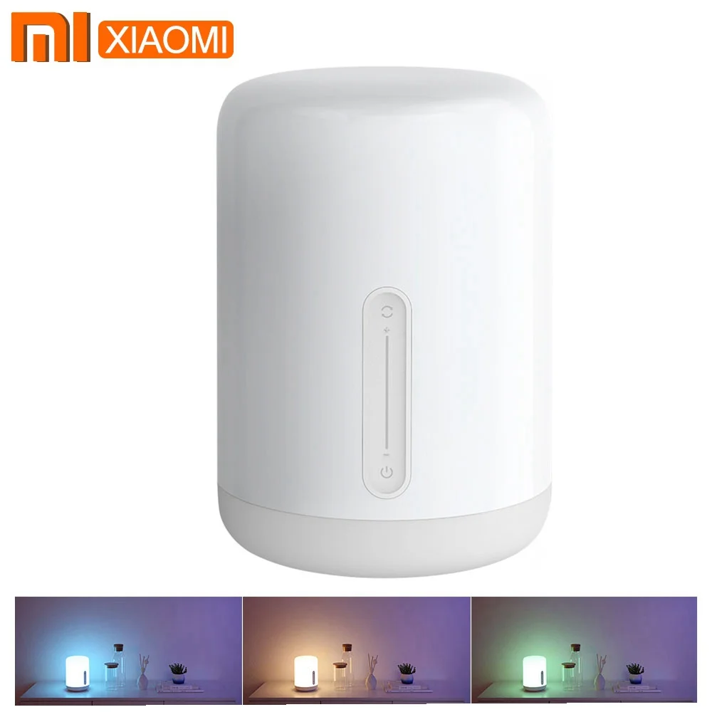Оригинальный Xiaomi Mijia прикроватная лампа 2 LED ночник Bluetooth WiFi подключение Сенсорная