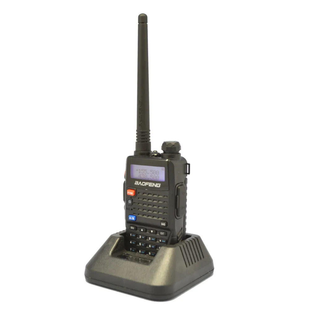 Radio set New Black BAOFENG UV-5RC VHF/UHF Dual Band ham two way Radio amateur walkie talkie + BaoFeng Speaker Mic Telecom Parts Radio set New Black BAOFENG UV-5RC VHF/UHF Dual Band ham two way Radio amateur walkie talkie + BaoFeng Speaker Mic Telecom Parts