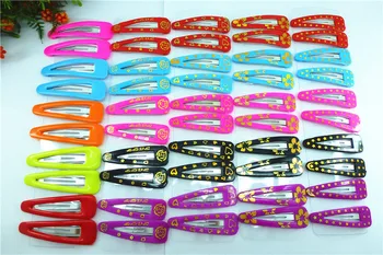 

100 pcs/lot(50pairs) 7cm fashion assorted large princess Girl Dancing hair clip hairpins Hair Clips FOR KIDS! !HC-71