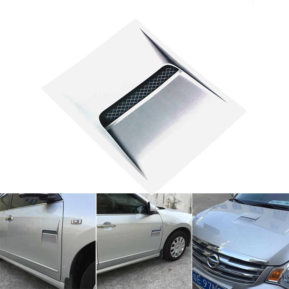 1PCS Car Stickers and Decals Car Vent Air Flow Fender Decor Universal
