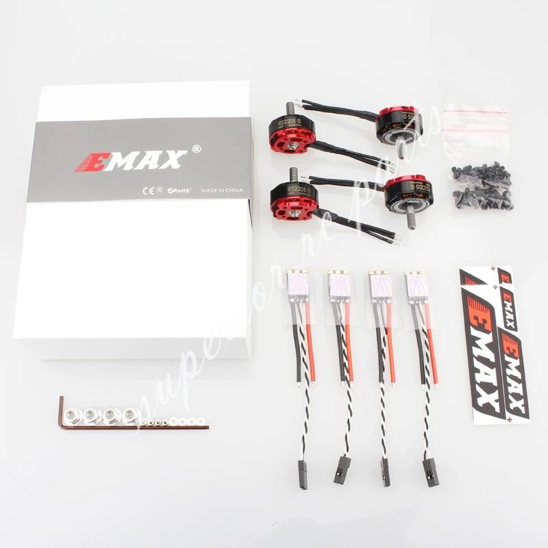 EMAX RS2205S 2300KV 2600KV RaceSpec бесщеточный двигатель с пулей ESC 30A или BLHeli Lightning DIY Дрон QAVR250