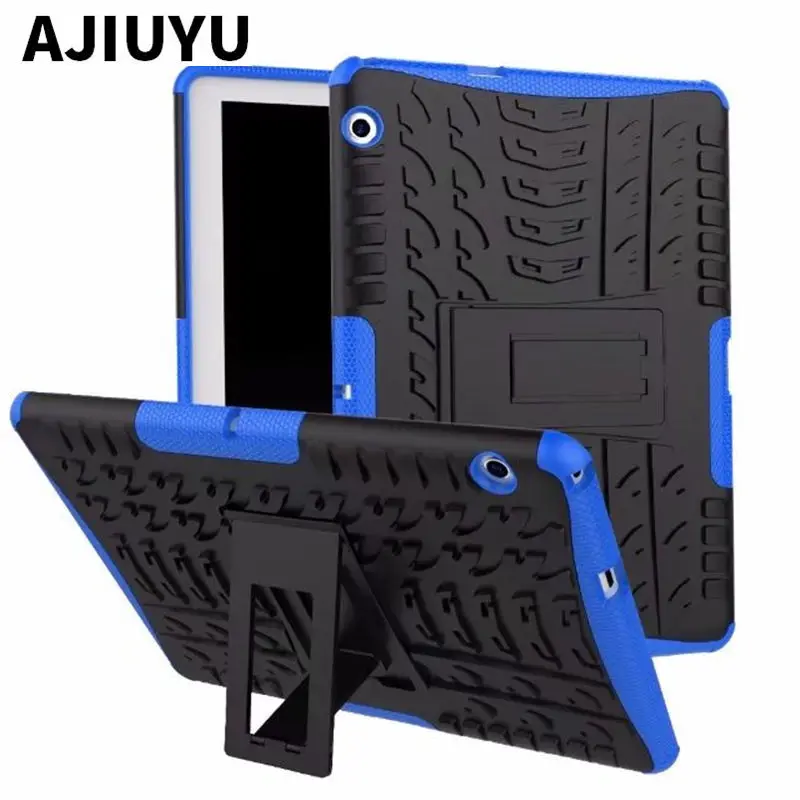 

For Huawei MediaPad T3 10 Case 2 in 1 Rugged Armor TPU+ PC Capas For Honor Play Pad 2 AGS-W09 AGS-L09 AGS-L09 9.6" Tablet Cover