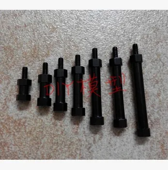 

10pcs/ lot M3 *24+6 Female to Male Aluminium Hex Pillar Spacer Black for Quadcopter Multicopter 10pcs