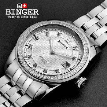 

New Switzerland BINGER watches men luxury top brand Japan MIYOTA Automatic Mechanical Watch Diamond Sapphire Waterproof B5010-9
