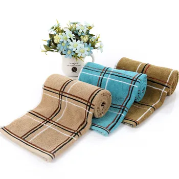 

New Lattice Big Cotton Face Towels Bathroom Adults Men/Women Bath Towel High Quality Super Absorbent Outdoor Sport Towel 33x75cm