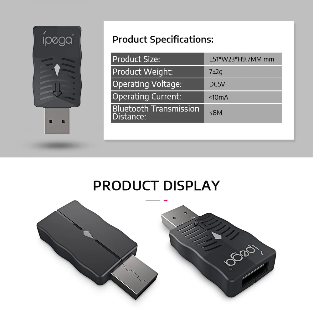 IPega PG-9132 Bluetooth приемник контроллер PC адаптер USB конвертер для переключателя для X1S PS PS4 Wi U Pro игровая консоль