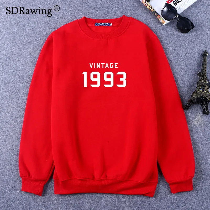 VINTAGE 1993 Letters Print Women Sweatshirts Cotton Casual Funny Sweatshirts For Lady Top Sweatshirts Hipster Drop Ship VINTAGE 1993 Letters Print Women Sweatshirts Cotton Casual Funny Sweatshirts For Lady Top Sweatshirts Hipster Drop Ship