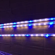 Водонепроницаемый IP65 Высокая мощность 20 w ламповый СИД аквариумный свет Крытый рифа синий 460nm Белый 12000 K