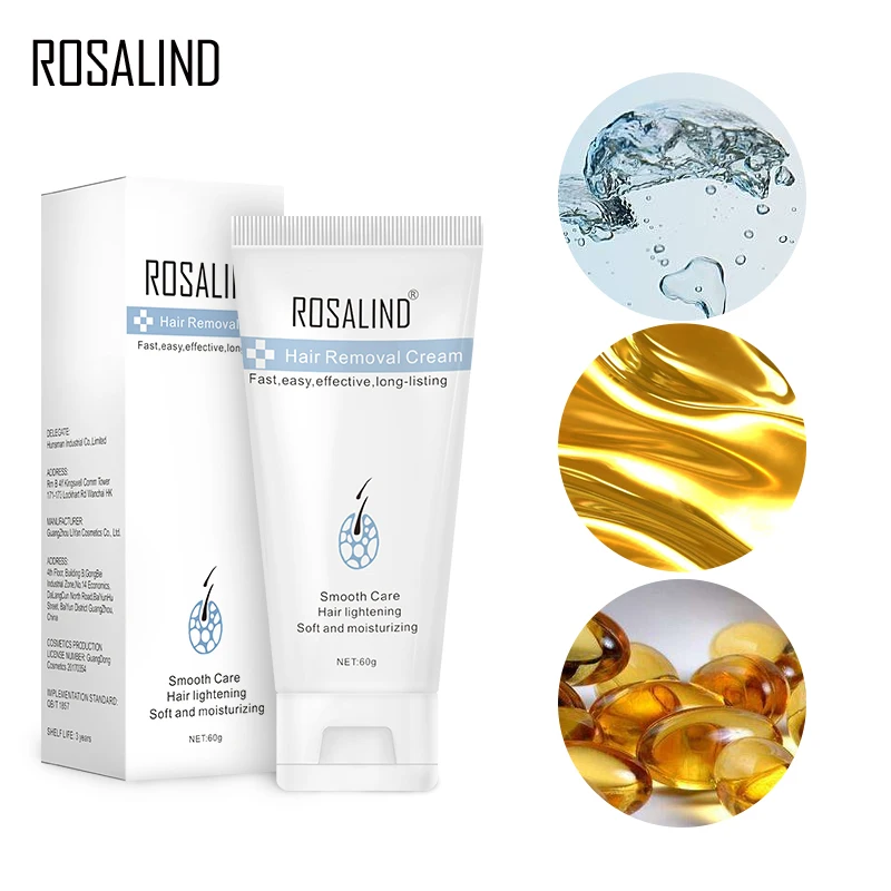 ROSALIND Hair Removal Cream Underarm Hand Leg Body Painless Effective depiladora Facial Hair Remover Lightening Smooth Care