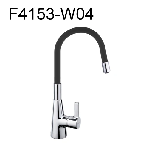 Frap Высокое качество 7-Цвет силикагель нос любой направление вращения Кухня смеситель холодной и горячей Цвет Фул смеситель для воды F4153 - Цвет: F4153W04