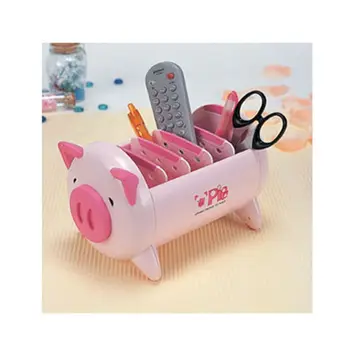 

Piggy Peculiar Shape Storage Box Can Store Remote Control, Mobile Phone, CD, Stationery