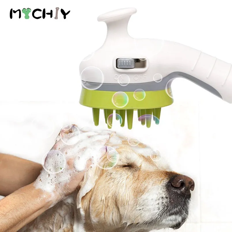 Pet Dog Cat Cleaning Shower Head Spray Drains Comb Bathing Comb Massage