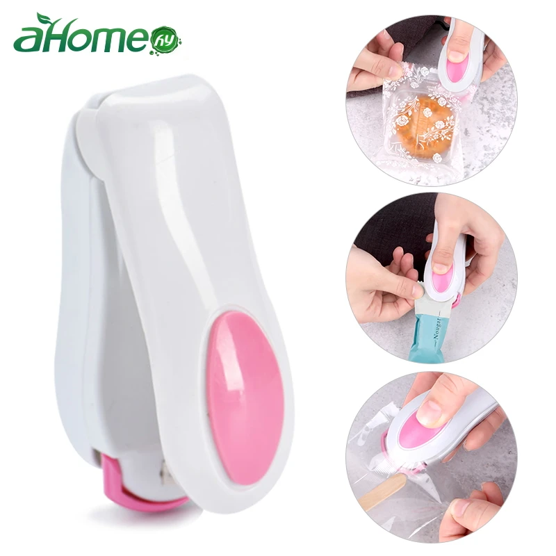 

Foods bag Heat Sealing Machine Sealer for Snacks Candy DIY Baking Cookie Bag Clip Seal Packing Plastic Bag Clip