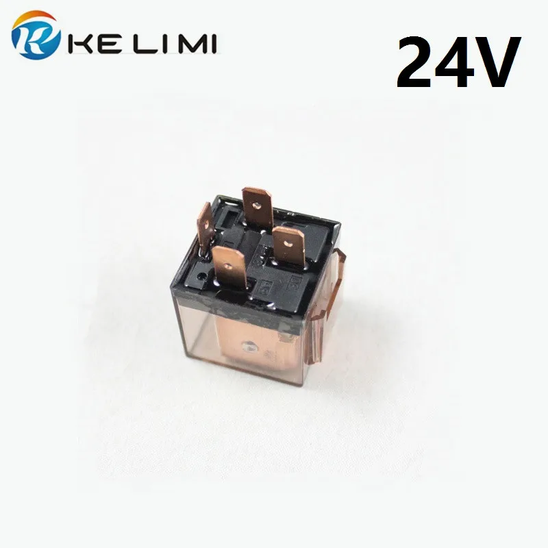 

CAR Automobile Transparent 24V 4Pins 80A relay, coil voltage DC24V Relay 20pcs/lot Free Shipping