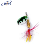 Enjort 4.8g-6 # ganchos de pesca señuelos spinner cebo de pesca wobbler artificial duro cebo de pesca tackle swimbait