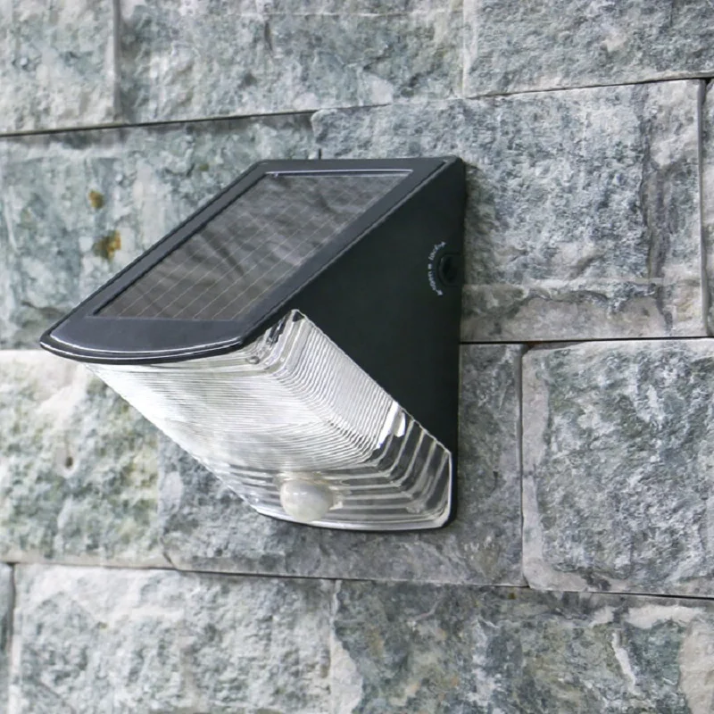 

Outdoor LED Solar Wall Light Human Sensor Waterproof Lamps Garden Courtyard Gate Fence Corridor Street Road Decoration Lighting