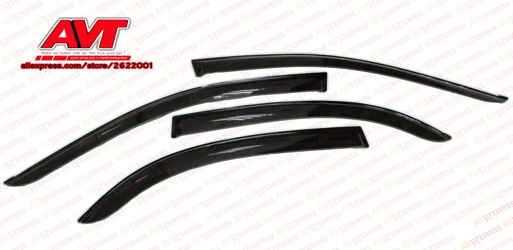 

Deflectors case for Chevrolet Lanos ZAZ Sens 1set\4pcs styling wind window deflector guard auto vent visor rain guards cover