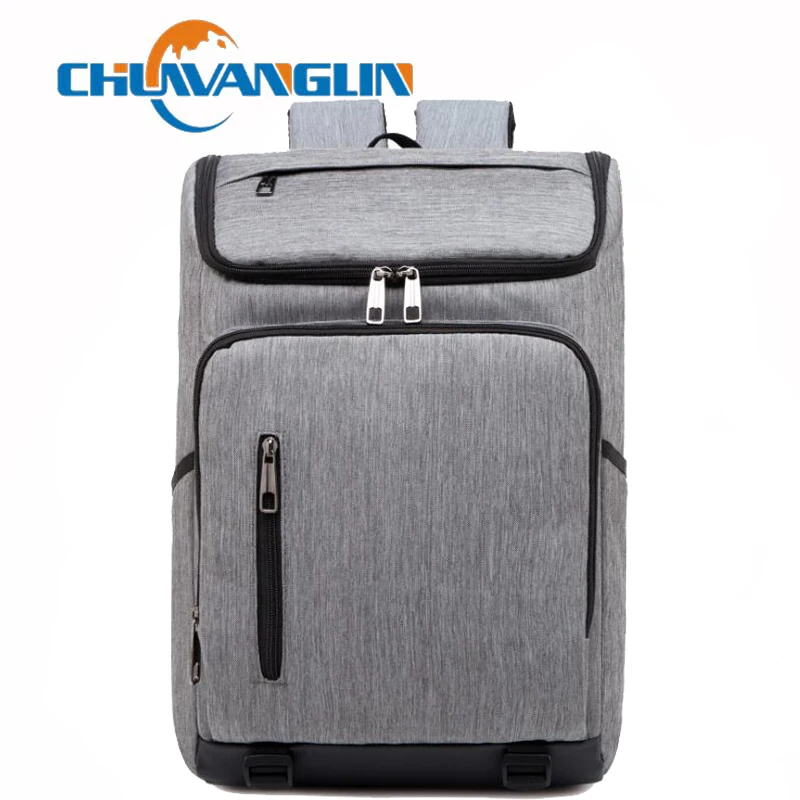 

Chuwanglin Preppy style school backpack fashion casual male backpacks 15" waterproof laptop backpack mochila mujer T71701