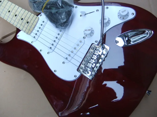 Wholesale New STR Electric Guitar 3 Pickups In Brown Wine 100828
