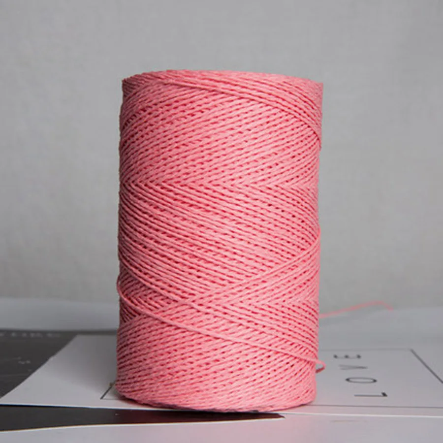 watermelon red 500 г/рулон, летняя пряжа из рафии, повседневный соломенный шнур для ручного вязания, пряжа, Солнцезащитная шляпа, материал, поставщик - Цвет: watermelon red