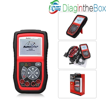 

[AUTEL Distributor] AutoLink AL539 NEXT GENERATION OBD2+Electrical Test Tool Auto Link AL 539 Internet Update Multilingual menu