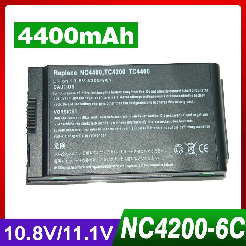 

4400mAh laptop battery for HP NC4400 TC4200 TC4400 4200 NC4200 381373-001 383510-001 419111-001 HSTNN-IB12 HSTNN-UB12 PB991A