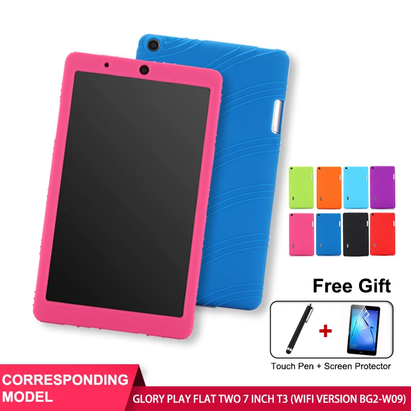 

SZOXBY For Huawei T3 Glory Play Flat 2 BG2-W09 Wifi Version Silicone Sleeve Soft Shell 7 Inch Anti-Fall Washable Silicone Cover