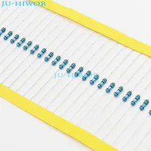1000 шт./лот) 1 1,5 2,2 3,3 3,9 Ом 1/4 Вт 0,25 W 1% металлического пленочного резистора сопротивления