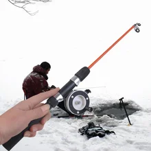 1pcs Winter Fishing Rods Ice Fishing Rods Fishing Reels To Choose Rod Combo Pen Pole Lures Tackle Spinning Casting Hard Rod