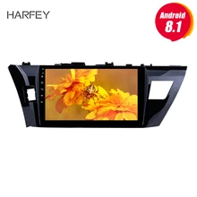 Harfey 10,1 «HD сенсорный экран радио gps навигации системы Android 8,1 для 2013 2014 2015 Toyota Corolla SWC Bluetooth DVR Carplay
