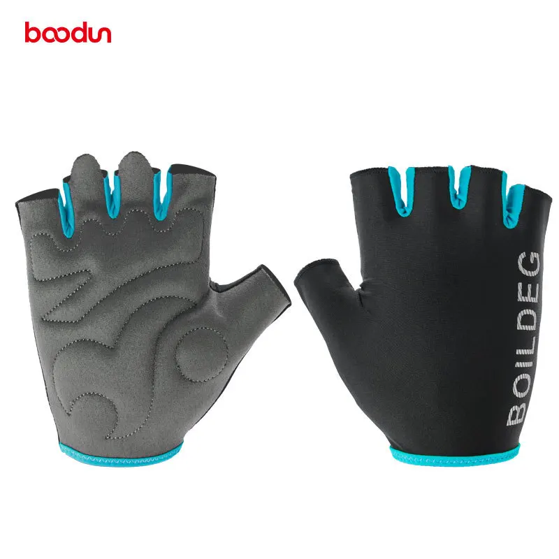 BOODUN Men Women Half Finger Cycling Gloves MTB Bike Anti-Static Washable Breathable Soft Rainproof Non-Slip Shockproof Gloves BOODUN Men Women Half Finger Cycling Gloves MTB Bike Anti-Static Washable Breathable Soft Rainproof Non-Slip Shockproof Gloves