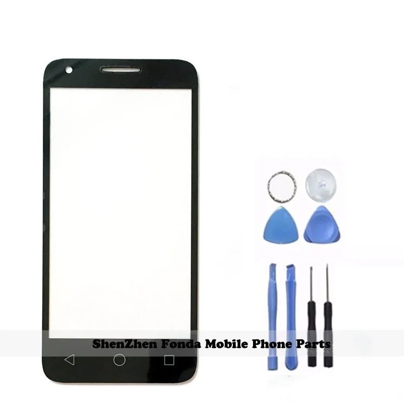 briseis Touch Glass Outer Lens For Alcatel One Pixi 3 4.5 4027D 4027X 5017 5017E VF795 Vodafone smart speed 6 Front | Мобильные