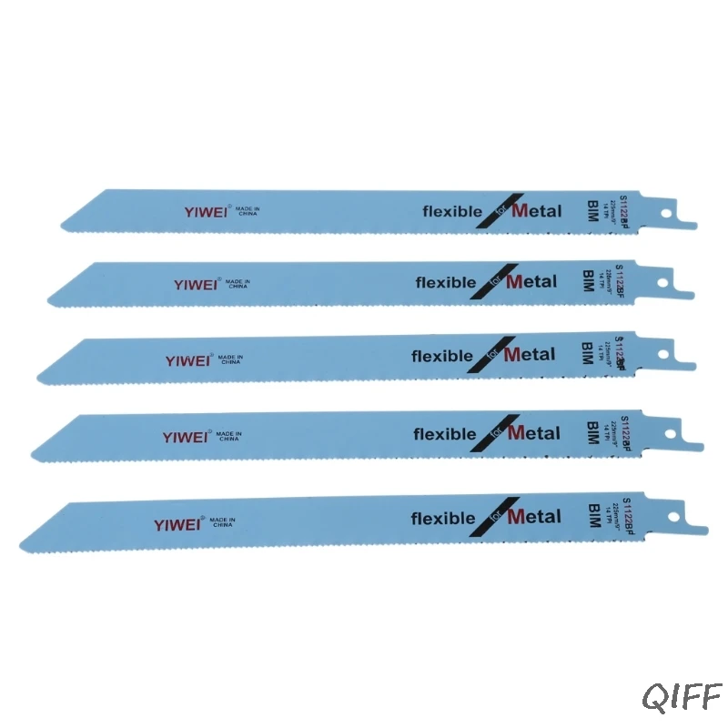 5 шт. S1122BF сабельные пилы 227 мм 9 "для резки металла и дерева Mar28