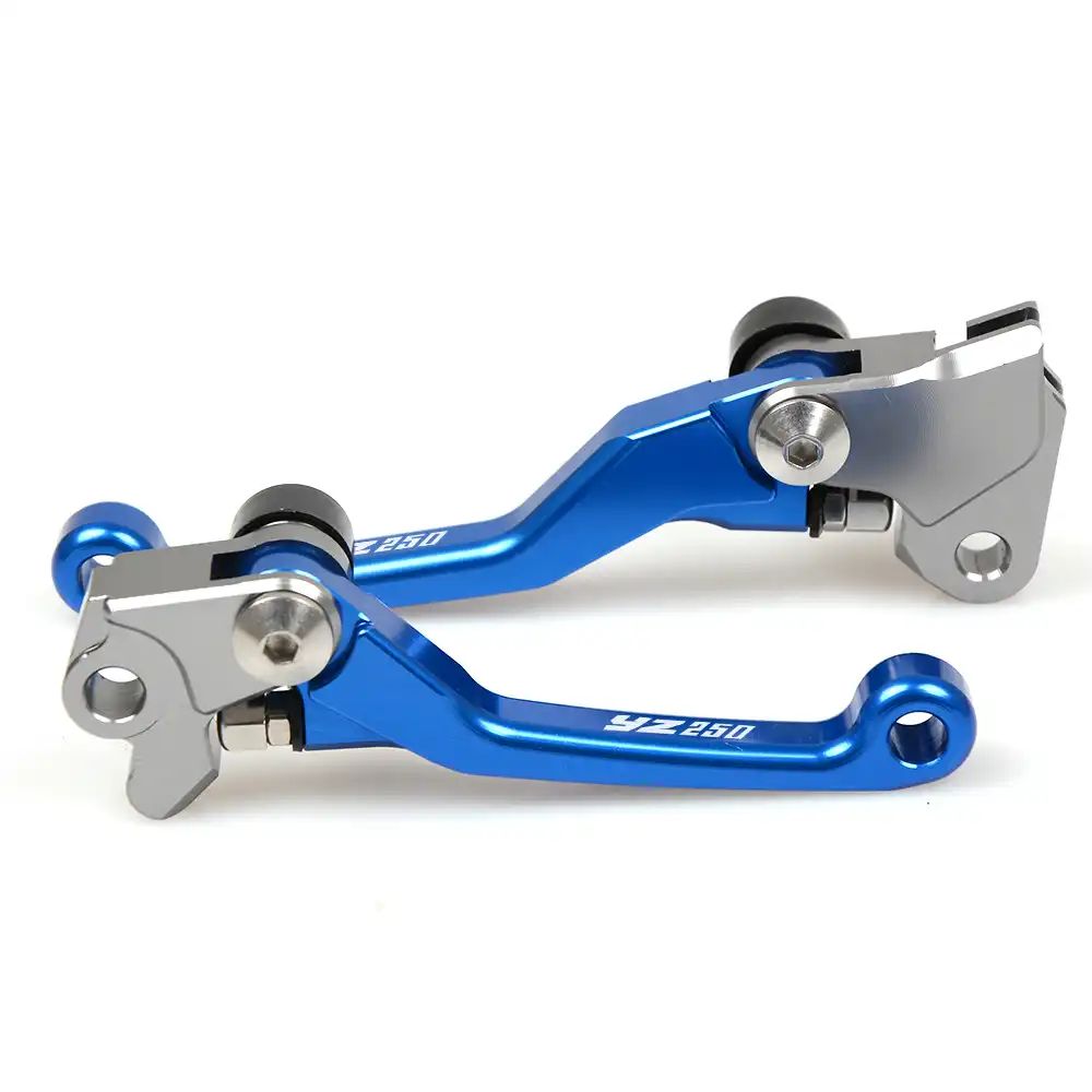 Gold MZS Pivot Levers Brake Clutch CNC for Yamaha YZ125 YZ250 YZ426F YZ450F 2001-2007// YZ250F 2001-2006