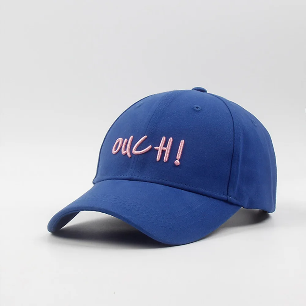 Yo Young men хлопковая бейсболка высокое качество повседневные буквы OUCH! Забавные