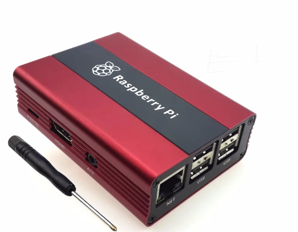 

For Raspberry Pi 3 Aluminum Alloy Metal Case Shell Compatibility Rpi3/Rpi2 Aluminium Alloy Housing Enclosure for RPI Box Shell
