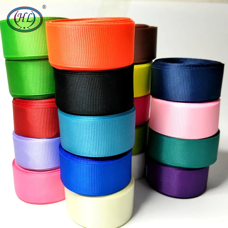 HL 5 Meters 25mm/40mm Grosgrain Ribbons Handmade DIY Headwear Accessories Wedding Decorative Wrap Gift